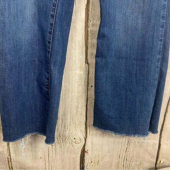 Kut from the Kloth Straight Leg Rough Hem Jeans Size 12   275 - Picture 10 of 10